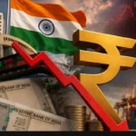 India zakt van vierde naar zesde economie door zwakke roepie
