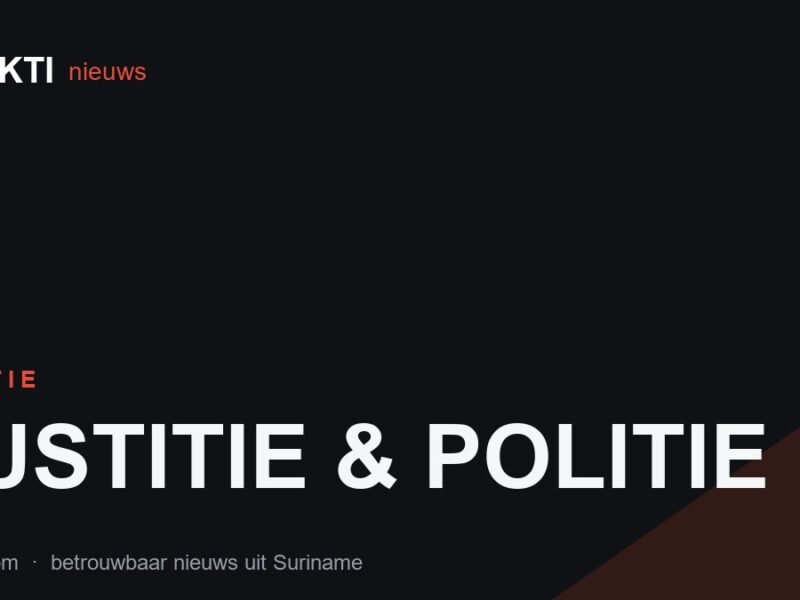 Justitie & Politie — sectiebanner Krakti