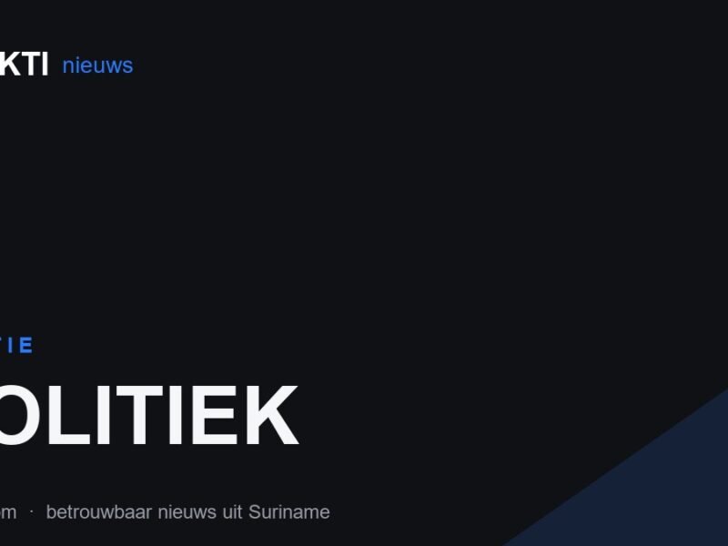Politiek — sectiebanner Krakti